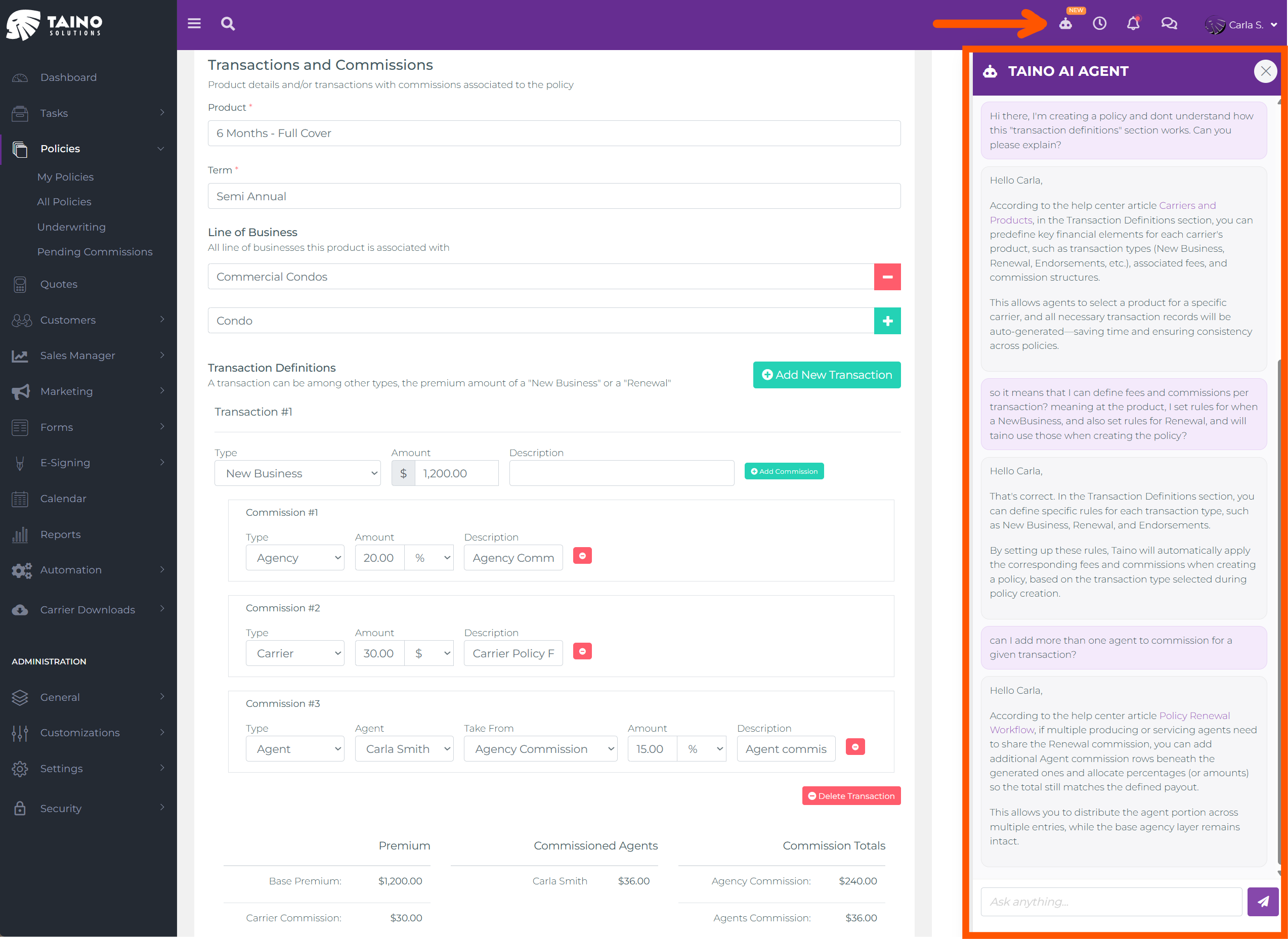 Newton AI Chat Interface