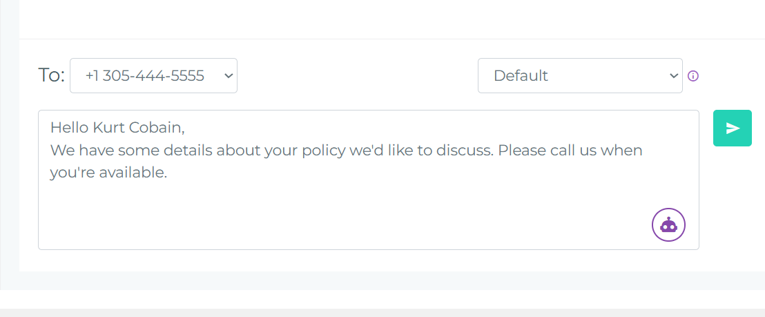 Newton improves message and adds customer name